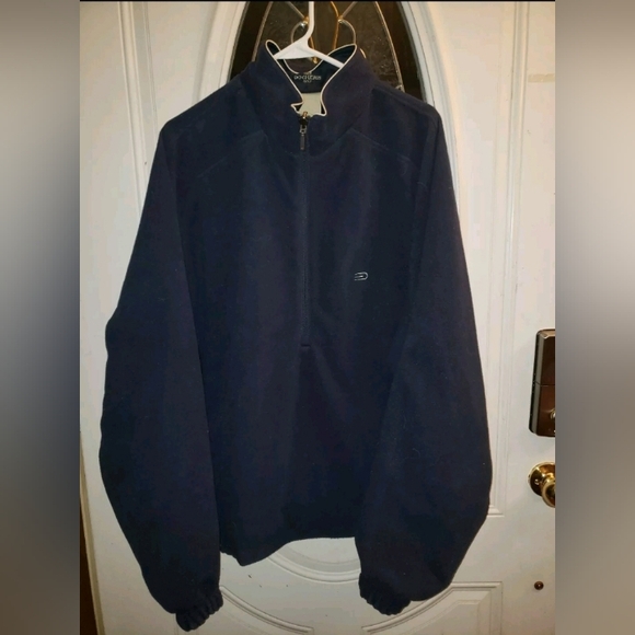 EUC Dockers XL Coat Stain Defender Navy Fleece Midweight Lined Golf Jacket - Picture 6 of 9